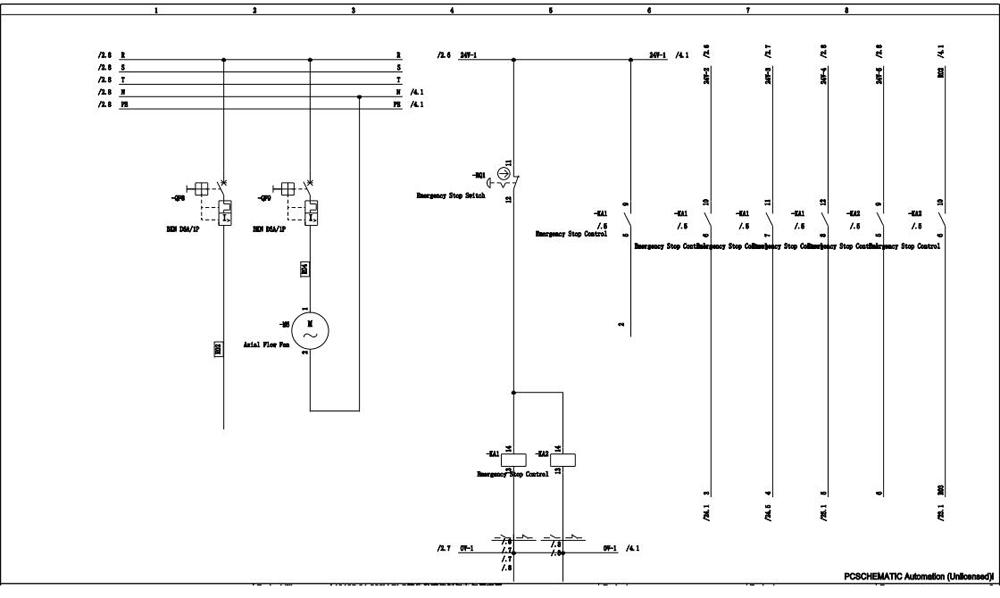 Electric Principle Diagram for brewery control